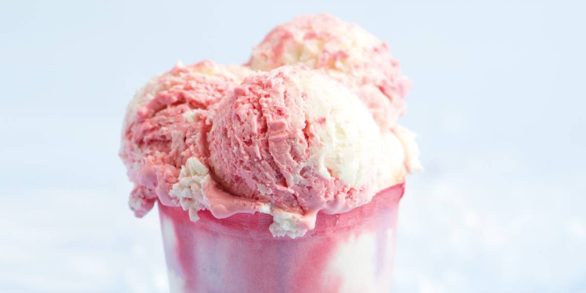 Domácí malinové zmrzliny