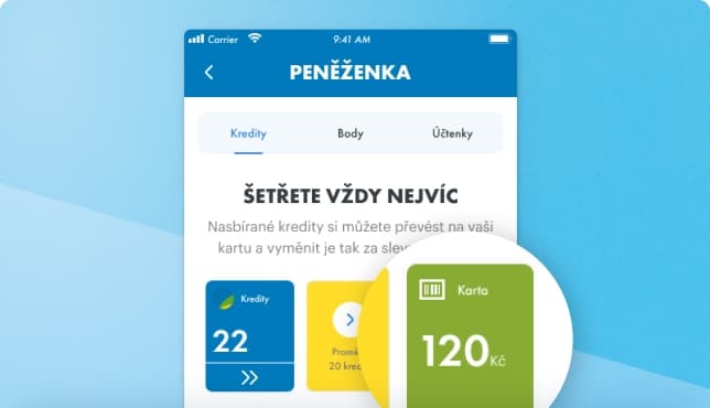 Vyměňte kredity za slevu na cokoliv