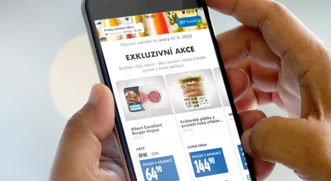 Exkluzivní akce pouze s aplikací1