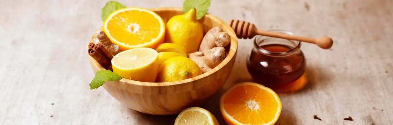 mísa s pomeranči a zázvorem