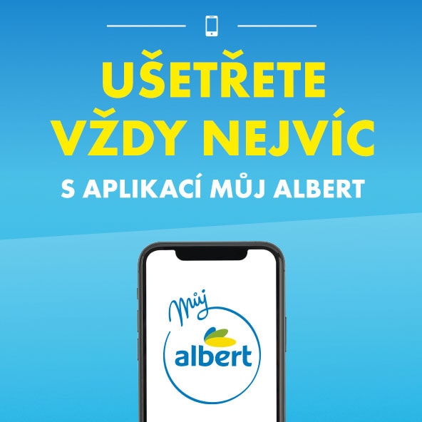 Ušetřete vždy nejvíc s aplikací Můj Albert