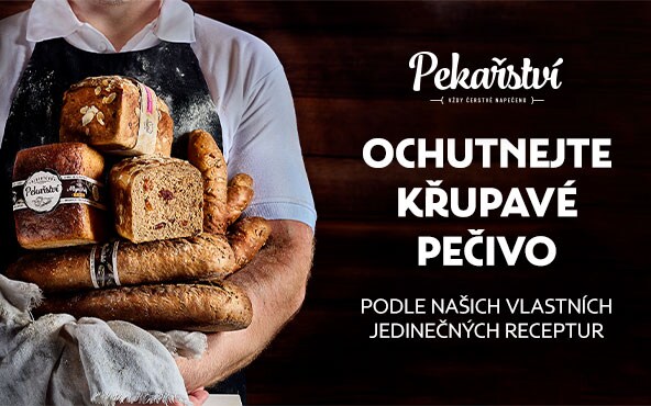 Ochutnejte křupavé pečivo podle našich vlastních jedinečných receptur