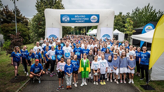 Nadační fond Albert podpořil děti a potřebné pohybem