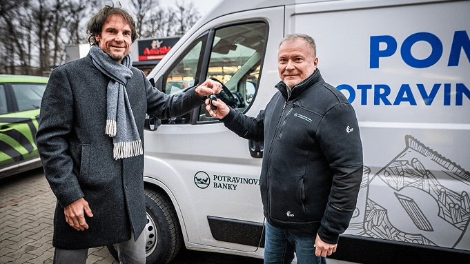 Potravinová banka dodávka