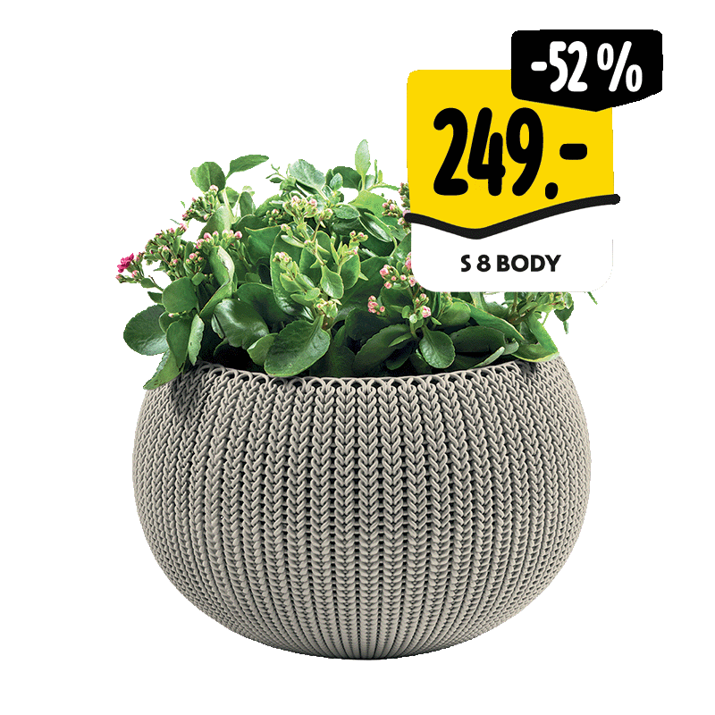 Květináč COZY M béžový