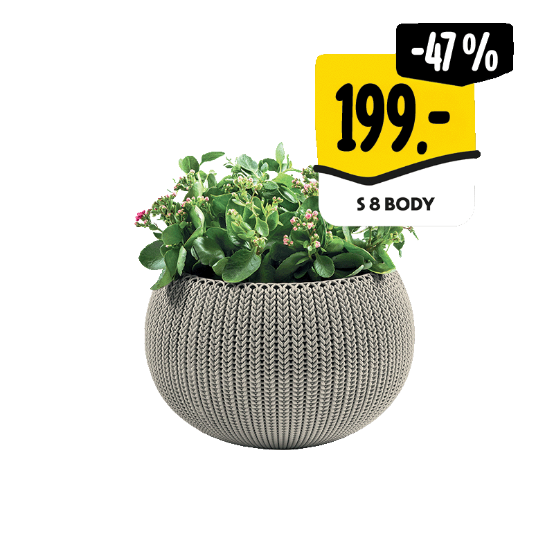 Květináč COZY S béžový