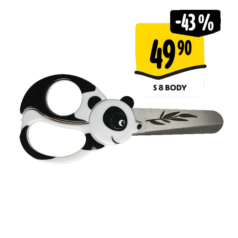 Fiskars nůžky dětské panda