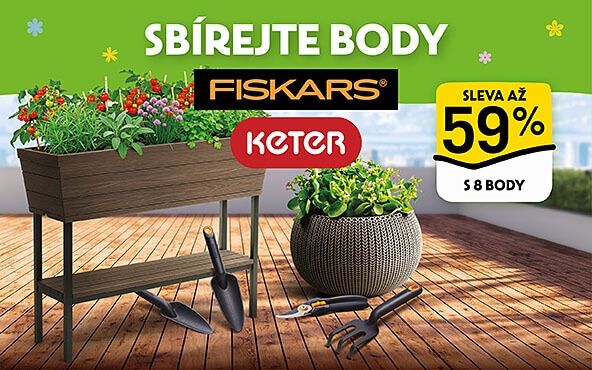 Sbírejte body pro váš balkon a zahradu