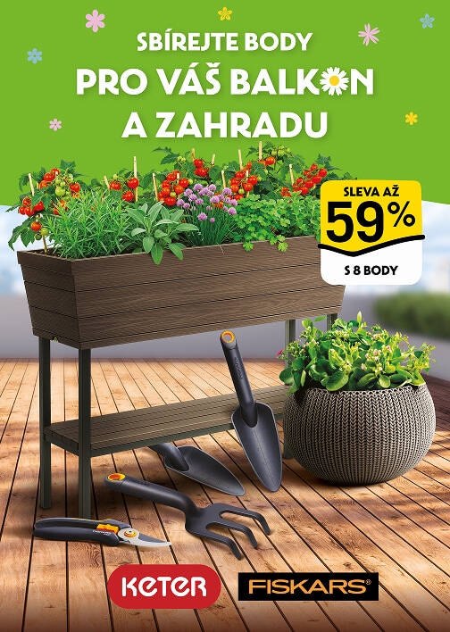 Sbírejte body pro váš balkon a zahradu